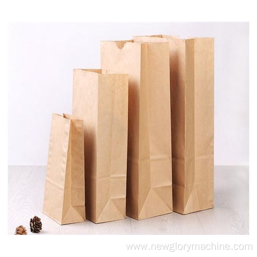 Semi-automatic square bottom paper bag-making machine